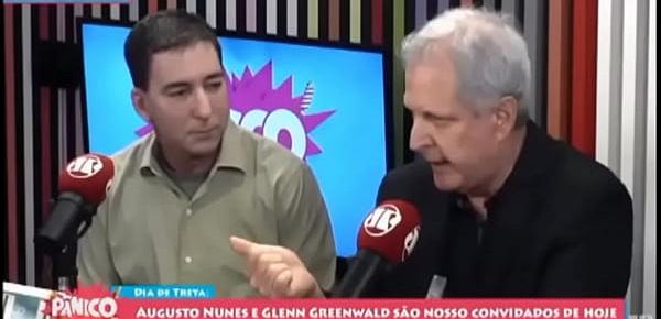  Old man fucks american journalist in radio studio in Brazil